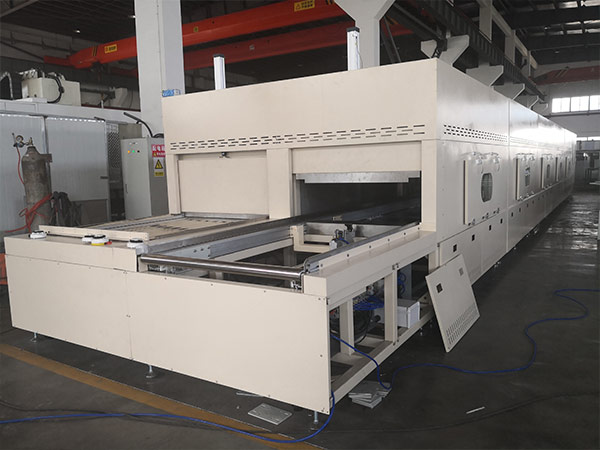 Electric heating tunnel oven